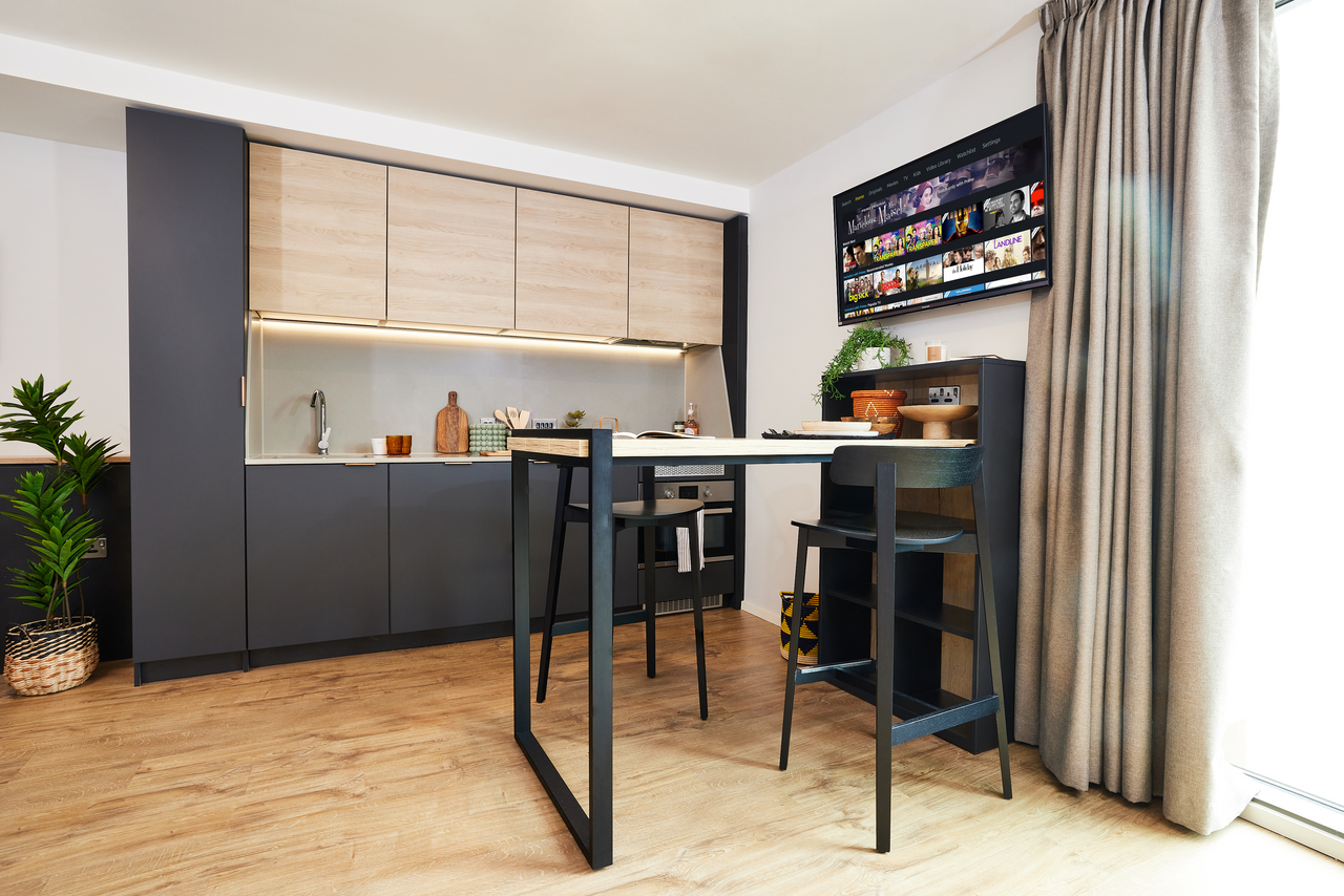 Estudio Deluxe en residencia de estudiantes