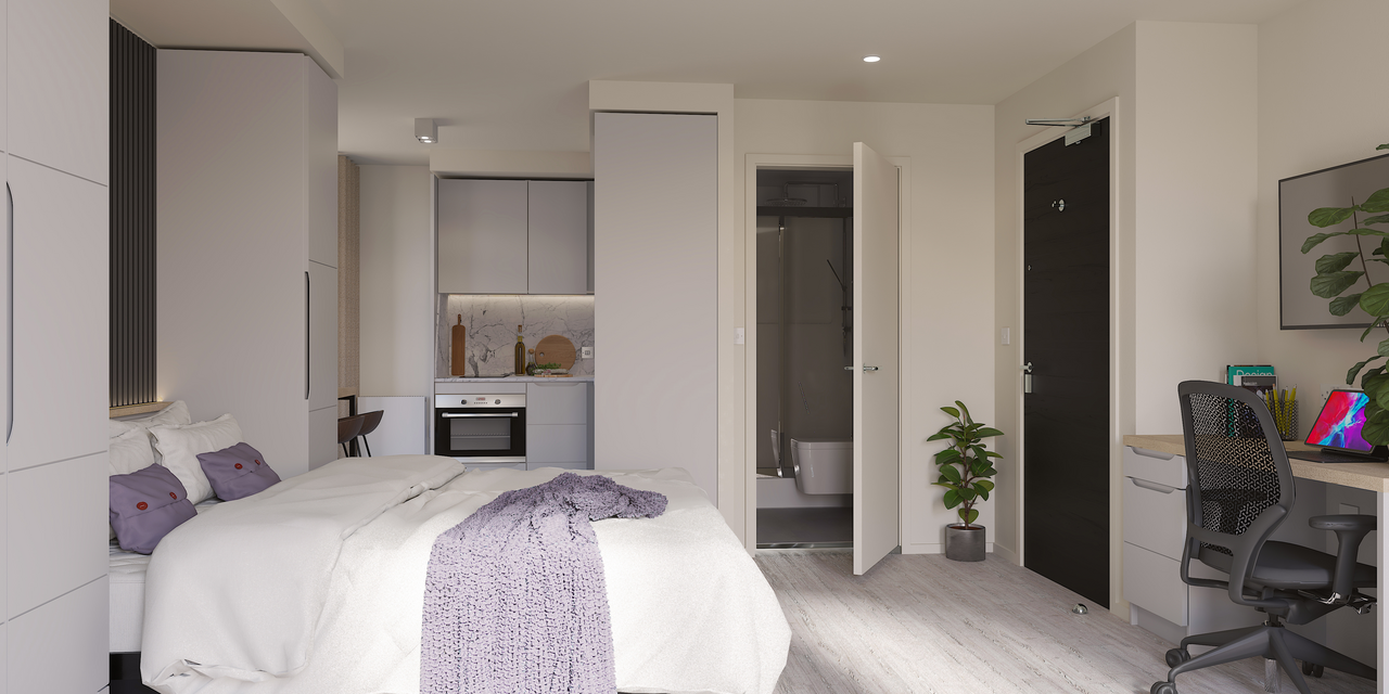 Estudio Premium en residencia de estudiantes