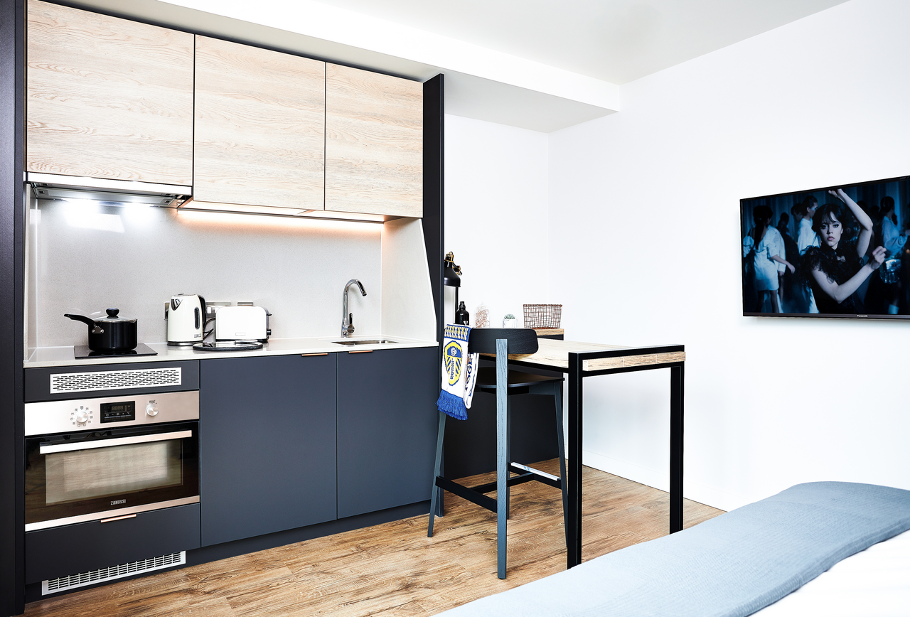 Estudio Premium en residencia de estudiantes