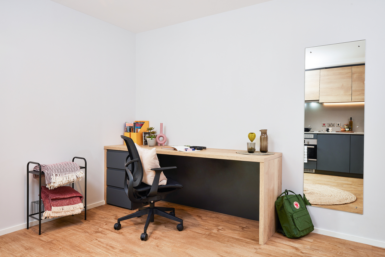Estudio Premium Plus en residencia de estudiantes