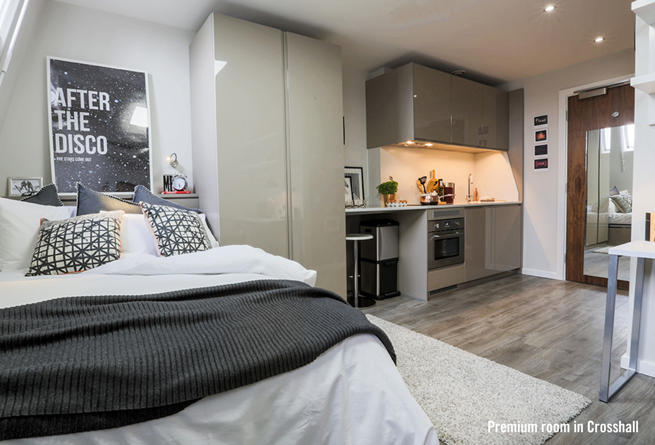 Estudio Premium Plus en residencia de estudiantes