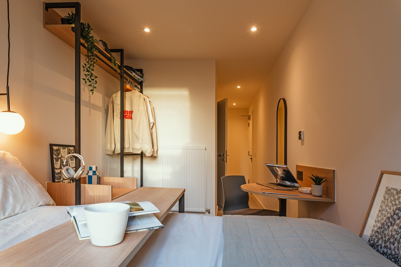 Estudio Essential Ensuite Plus en residencia de estudiantes