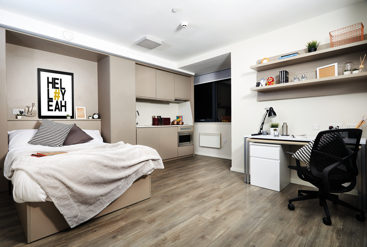 Estudio Deluxe en residencia de estudiantes
