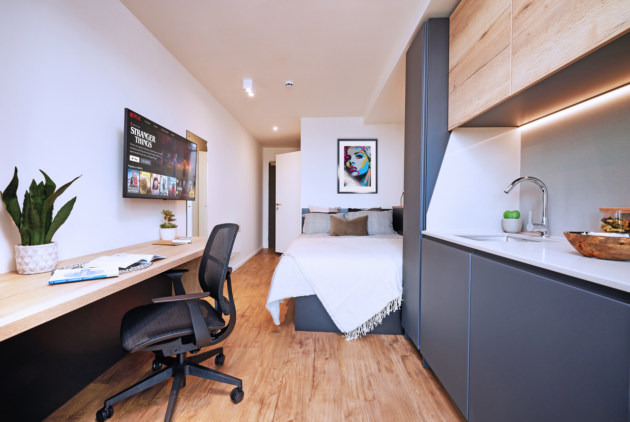 Estudio Lite en residencia de estudiantes