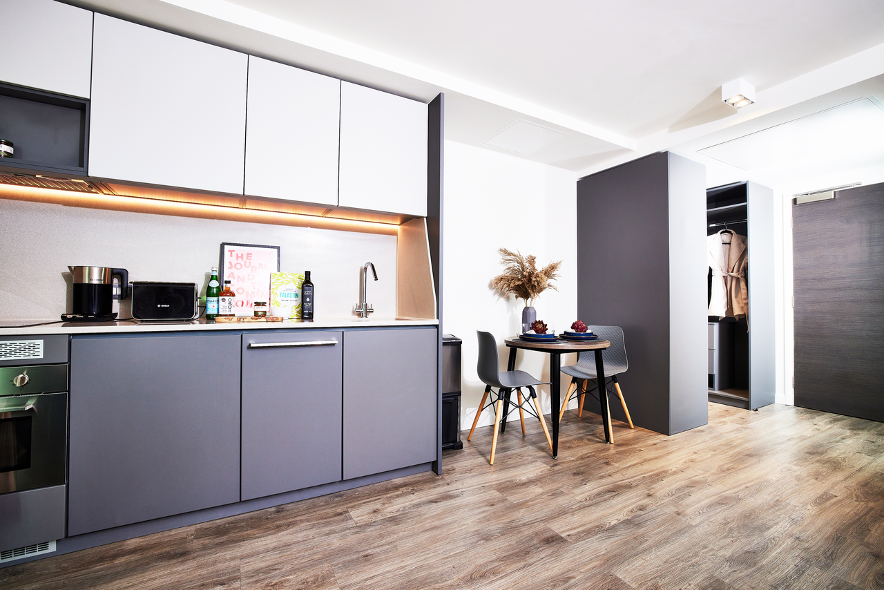 Monolocale di lusso in residenza studentesca a Manchester — 2171 £/mese | Lupo Rooms
