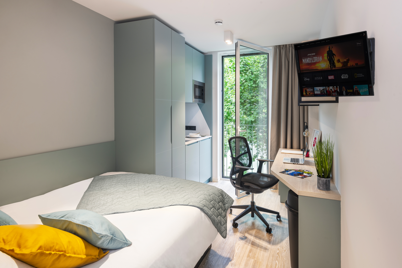 Estudio Lite en residencia de estudiantes en Barcelona — 1610 €/mes | Lupo Rooms