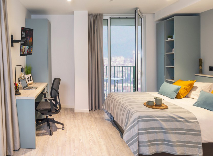Estudio adaptado en residencia de estudiantes