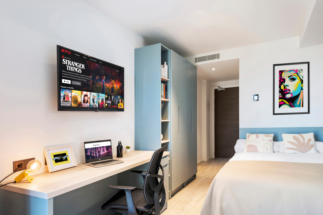 Estudio Premium en residencia de estudiantes