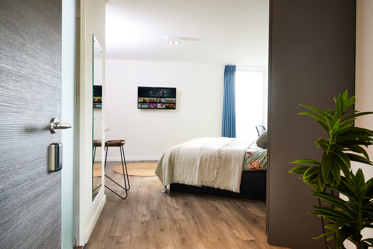Estudio Deluxe en residencia de estudiantes en Newcastle — 1607 £/mes | Lupo Rooms