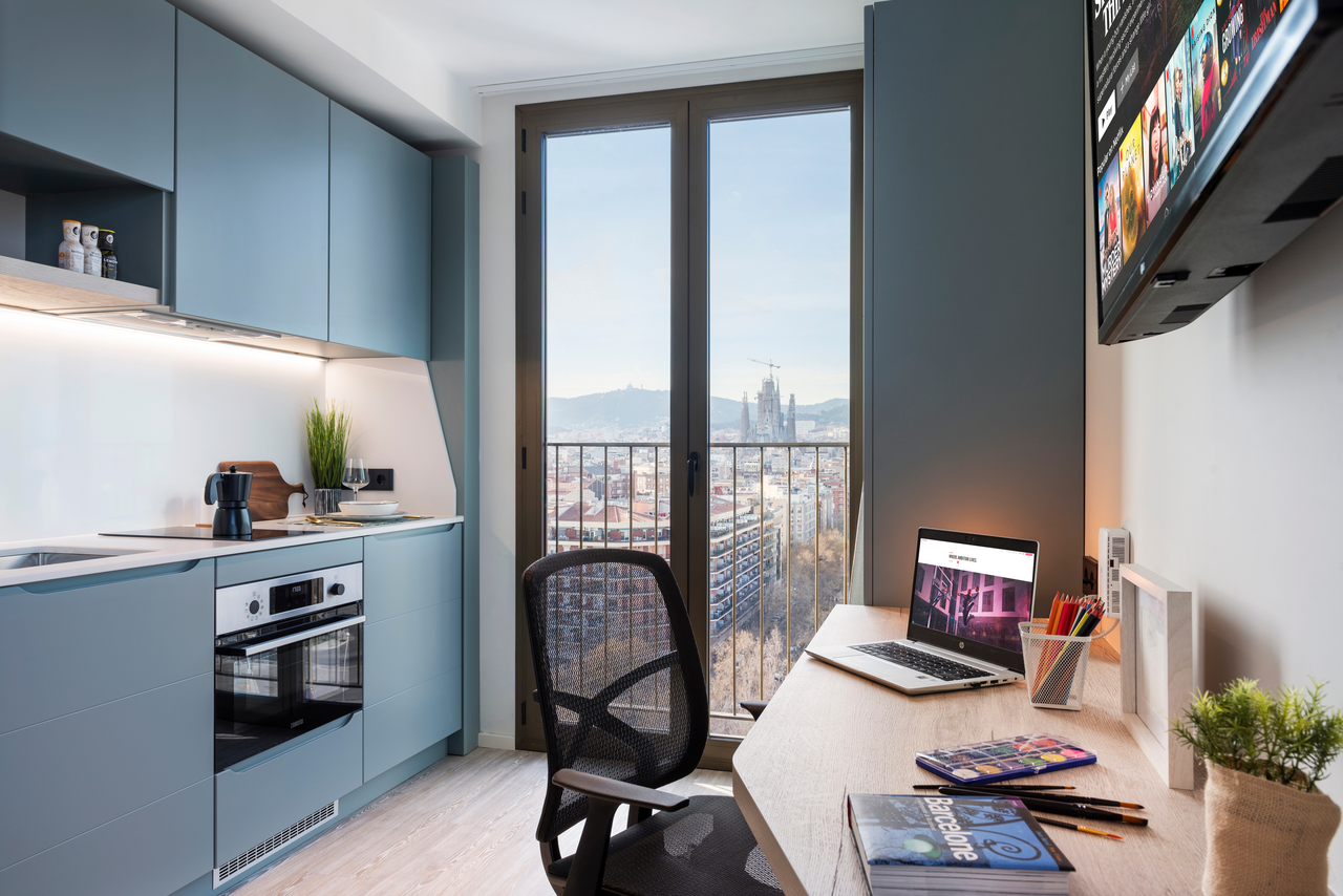 Estudio Classic en residencia de estudiantes