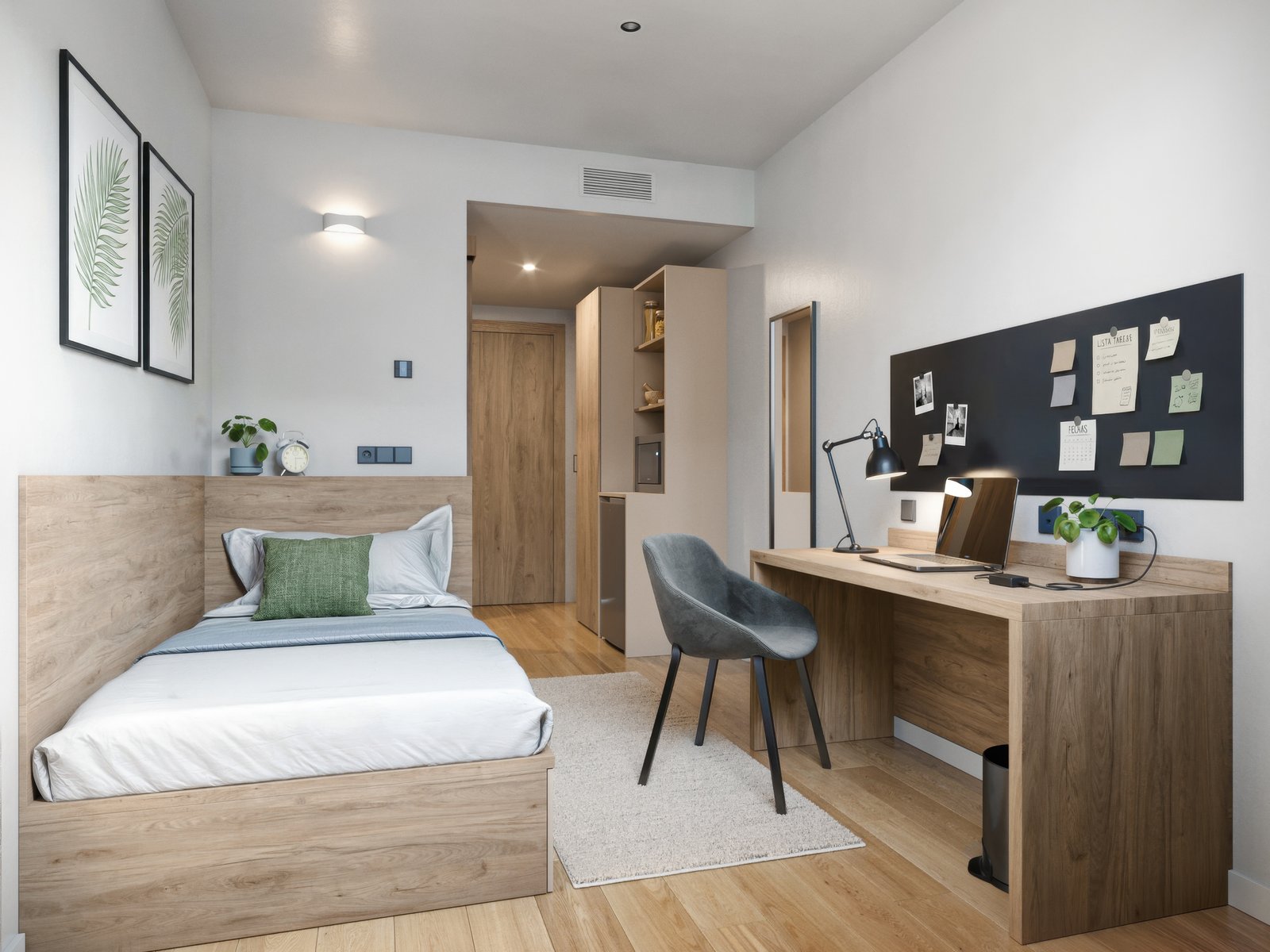 Individual Económica en residencia de estudiantes en Barcelona — 899 €/mes | Lupo Rooms