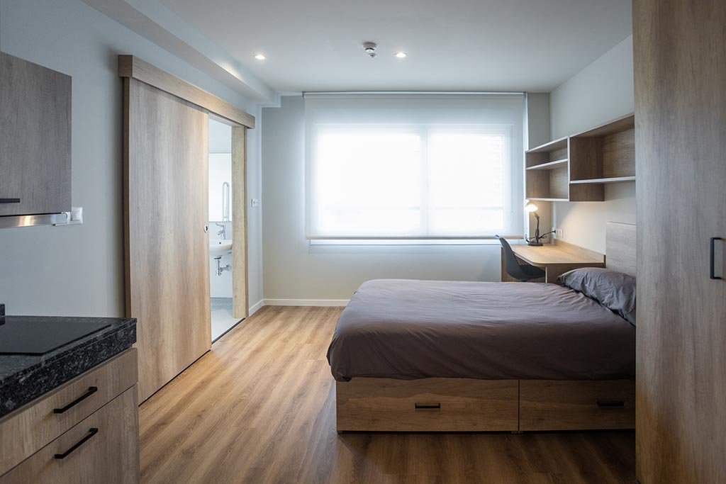 Individual Extra en residencia de estudiantes