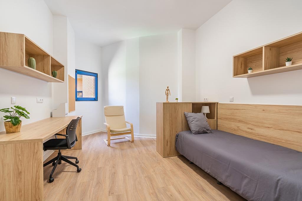 Individual en residencia de estudiantes