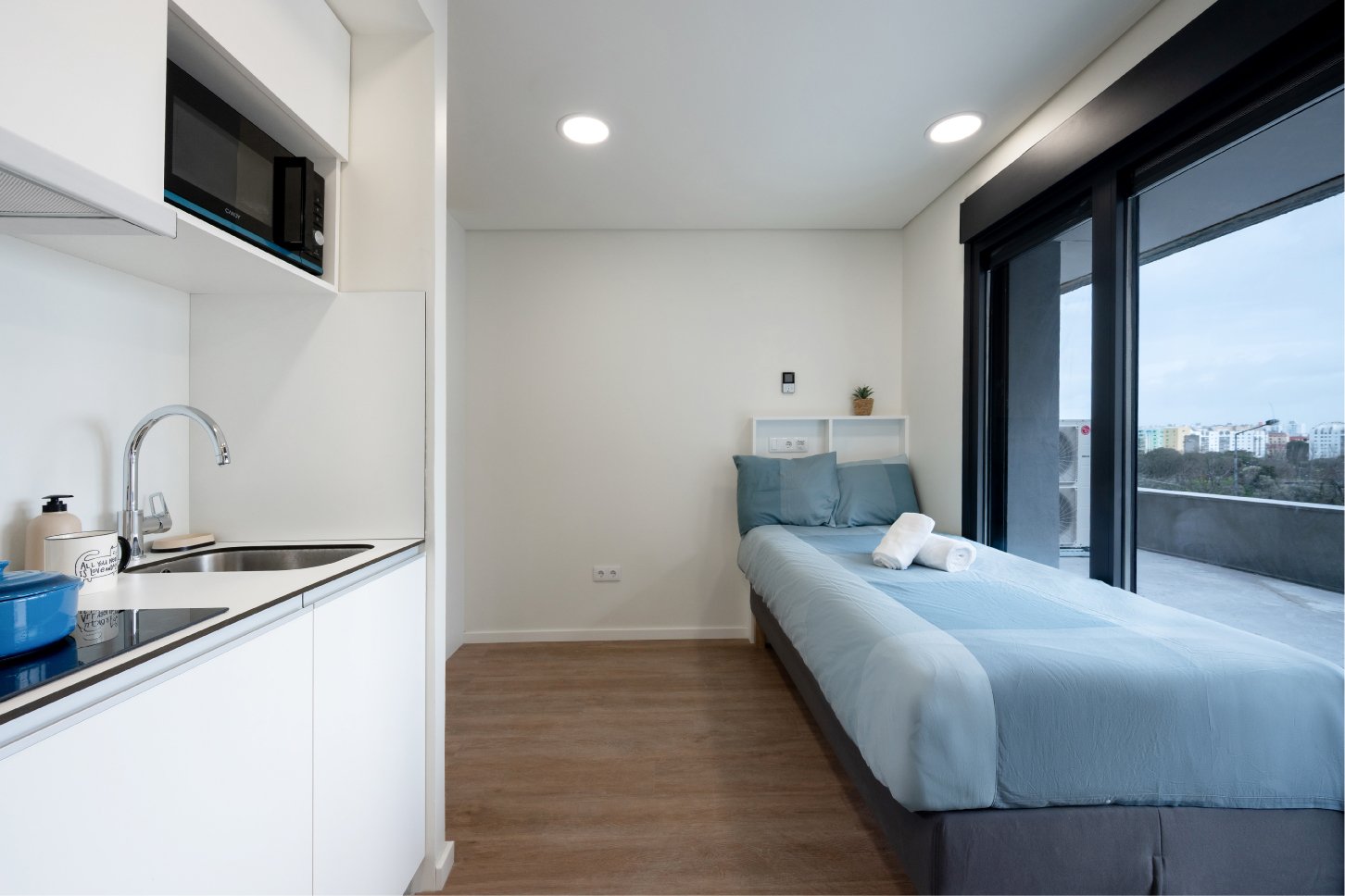 Balcony Deluxe en residencia de estudiantes