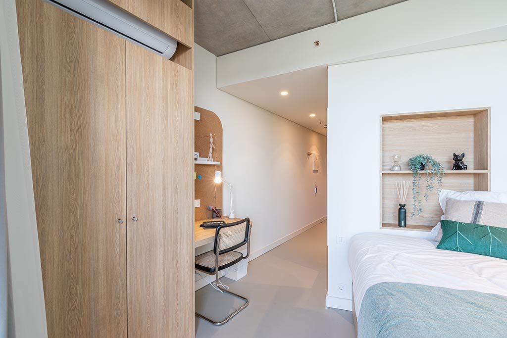Classic studio en residencia de estudiantes