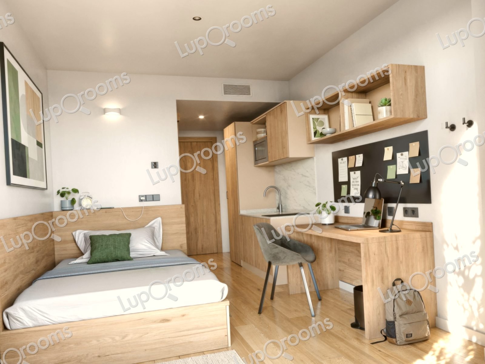 Individual Extra en residencia de estudiantes 位于 Barcelona — 995 €/月 | Lupo Rooms