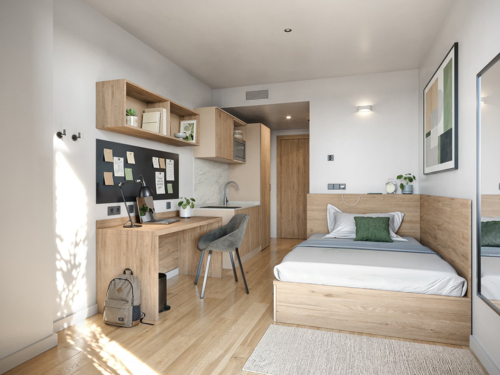 Individual Premium en residencia de estudiantes en Barcelona — 1195 €/mes | Lupo Rooms