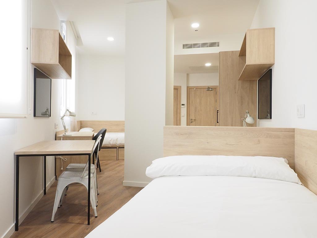 Doble Extra en residencia de estudiantes, Bilbao — 894 €/mies. | Lupo Rooms