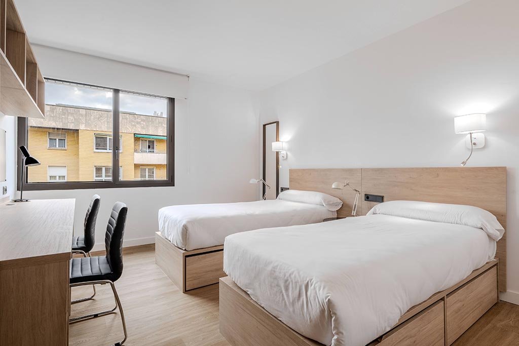 Camera doppia in residenza studentesca a Pamplona — 630 €/mese | Lupo Rooms