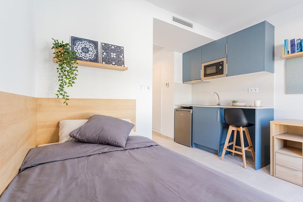 Single room in student residence in Valencia — 1148 €/month | Lupo Rooms