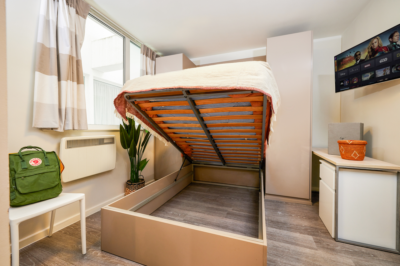 Estudio Classic en residencia de estudiantes en Liverpool — 914 £/mes | Lupo Rooms