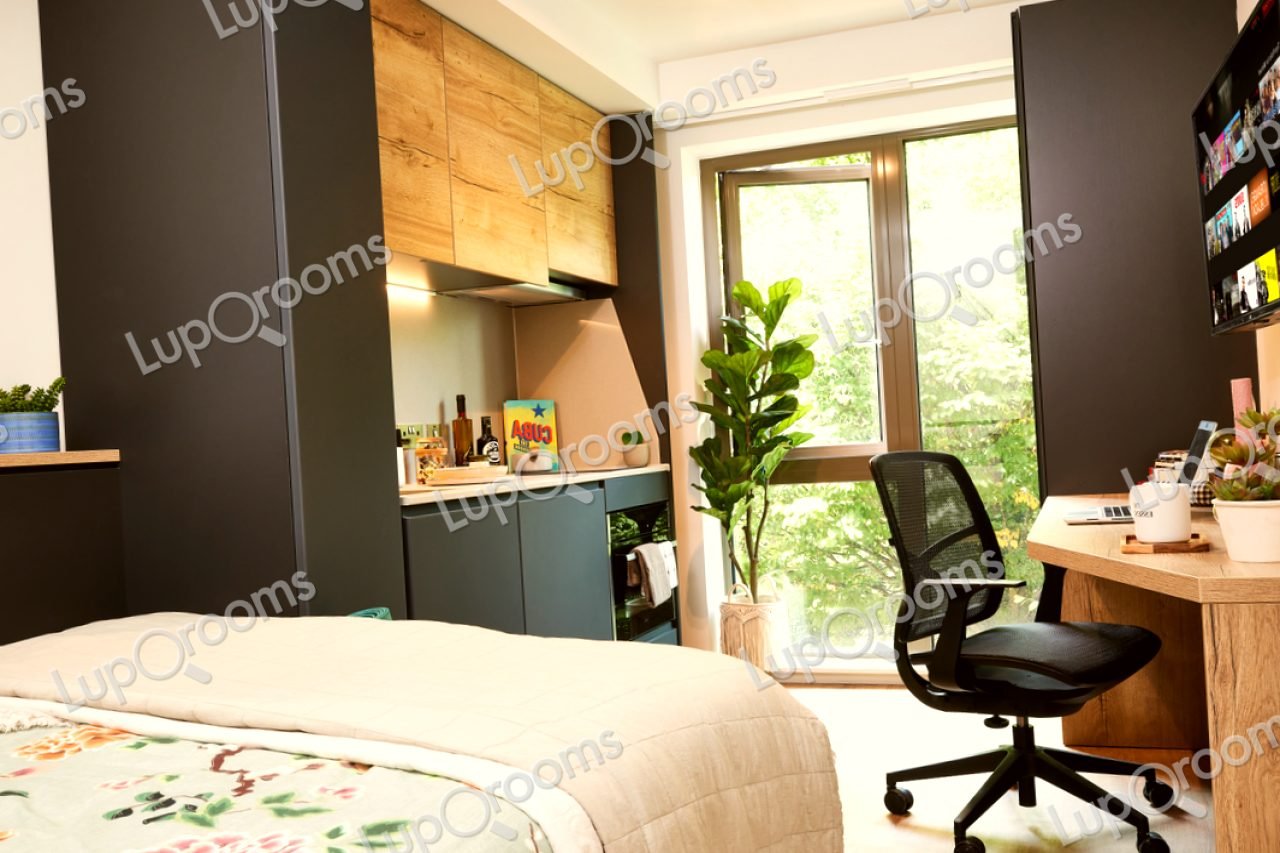 Estudio Lite en residencia de estudiantes 位于 Coventry — 1534 £/月 | Lupo Rooms